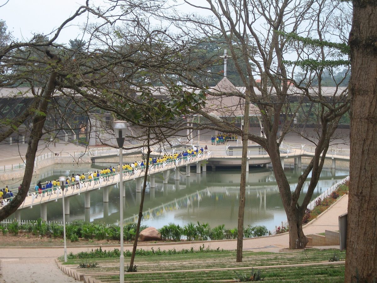 The Uganda Martyrs Basilica at Namugongo