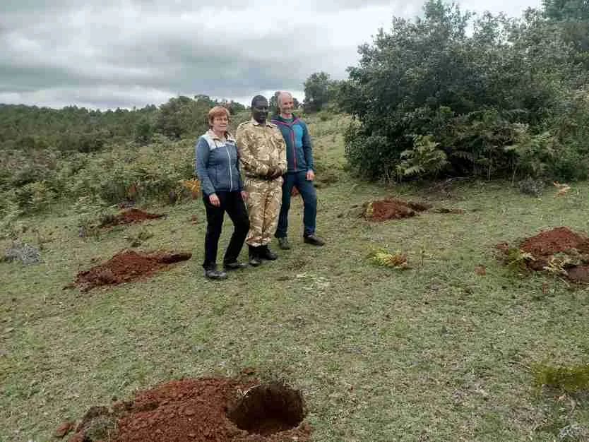 Community tree planting — conservation beyond the game drive